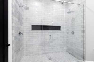 Marble Accented Shower
